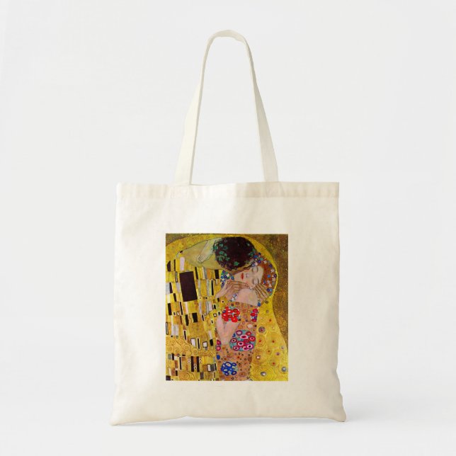 The Kiss by Gustav Klimt Tote Bag (Front)