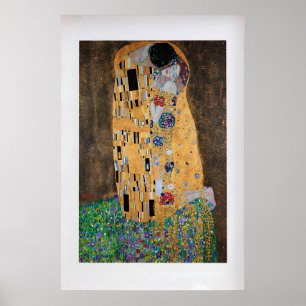 The Kiss by Gustav Klimt Vintage Art Print 1