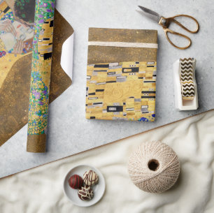 The Kiss by Gustav Klimt Wrapping Paper