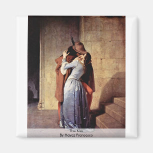 The Kiss By Hayez Francesco Magnet