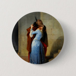 The Kiss Francesco Hayez 6 Cm Round Badge
