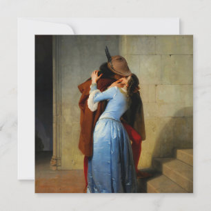 The Kiss Francesco Hayez Invitation