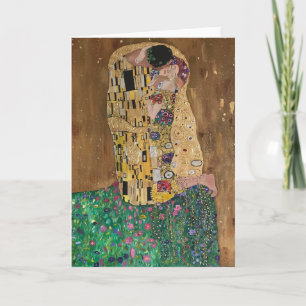 The Kiss greeting card