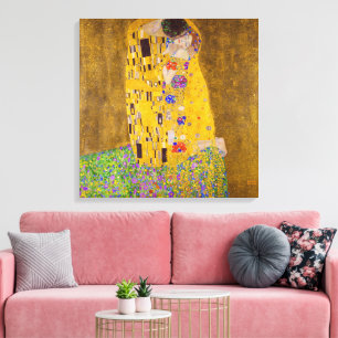 The Kiss Gustav Klimt Canvas Print