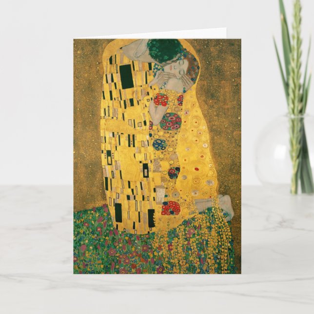 The Kiss - Gustav Klimt Card (Front)