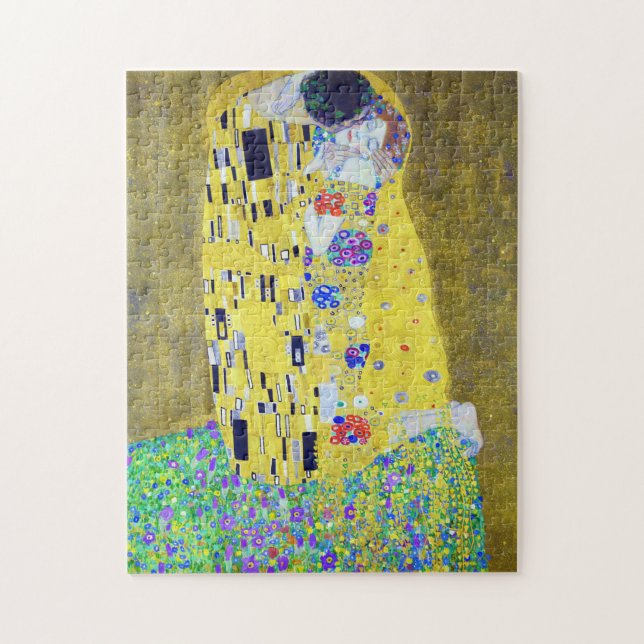 The Kiss, Gustav Klimt Jigsaw Puzzle (Vertical)