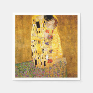 The Kiss Gustav Klimt Napkin