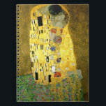 The Kiss ~ Gustav Klimt Notebook<br><div class="desc">This is The Kiss painted by Gustav Klimt in 1907. It is the most famous Art Nouveau painting in history</div>