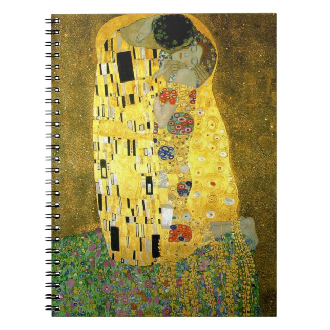 The Kiss ~ Gustav Klimt Notebook (Front)