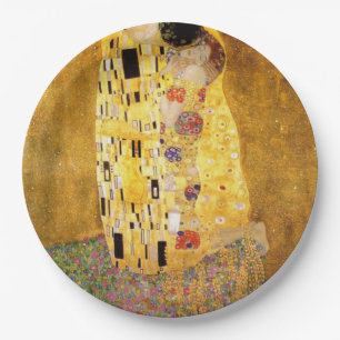 The Kiss Gustav Klimt Paper Plate