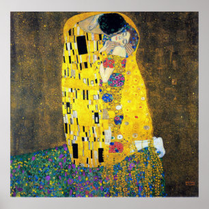 The Kiss, Gustav Klimt Poster