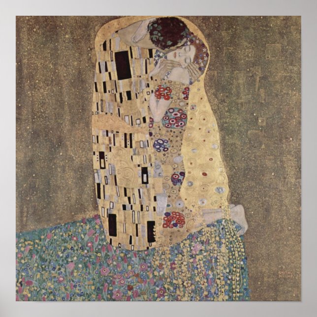 The Kiss - Gustav Klimt Poster (Front)