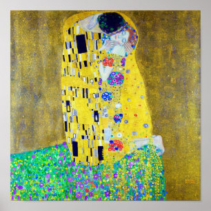 The Kiss, Gustav Klimt Poster