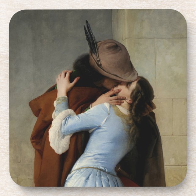 The Kiss / Il Bacio coasters (Front)