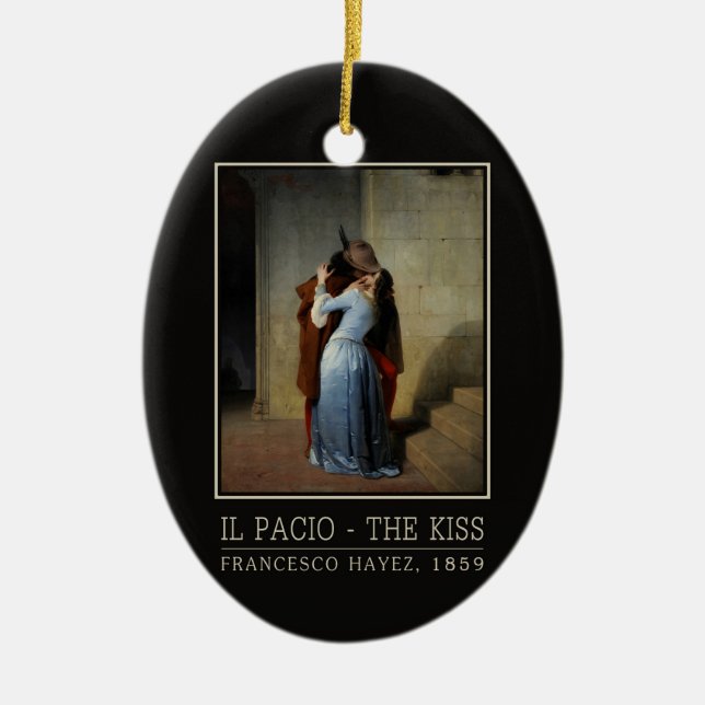The Kiss / Il Bacio ornament (Front)