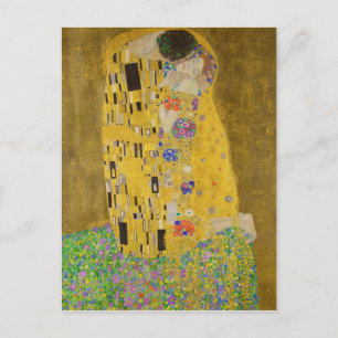 The Kiss (Lovers) by Gustav Klimt (1908–1909) Postcard