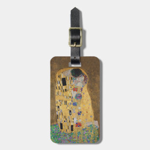 The Kiss (lovers) Der Kuss by Gustav Klimt Luggage Tag
