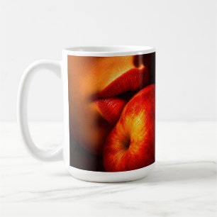 The Kiss of Nectarine – An Intimate Portrait Coffee Mug