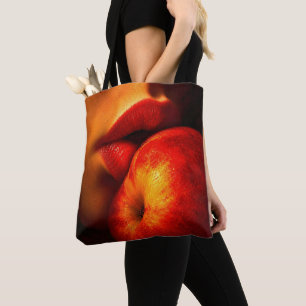 The Kiss of Nectarine – An Intimate Portrait Tote Bag