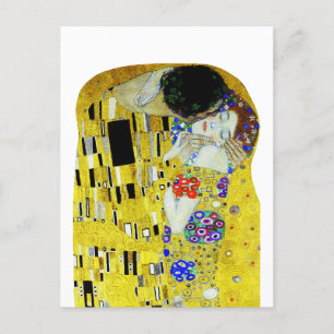 The Kiss painting by Gustav Klimt Postcard