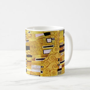 The Kiss Pattern by Gustav Klimt, Art Nouveau Coffee Mug