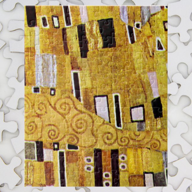 The Kiss Pattern by Gustav Klimt, Art Nouveau Jigsaw Puzzle (Creator Uploaded)