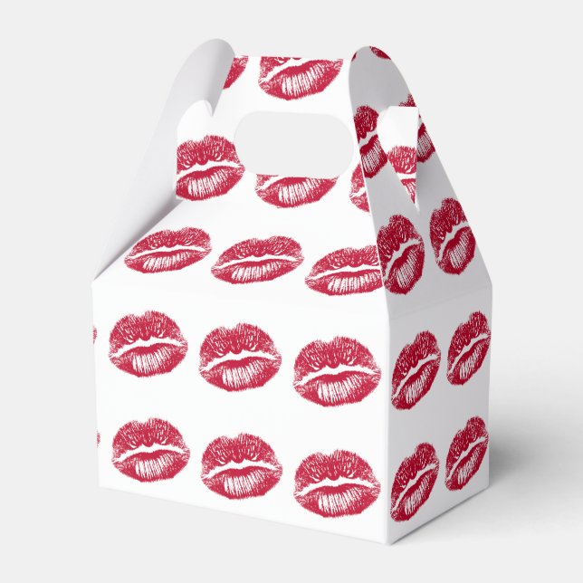 The Kiss, Red Lips Favour Box (Back Side)