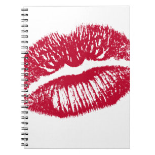 The Kiss, Red Lips Notebook