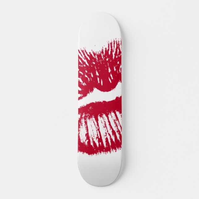 The Kiss, Red Lips Skateboard (Front)