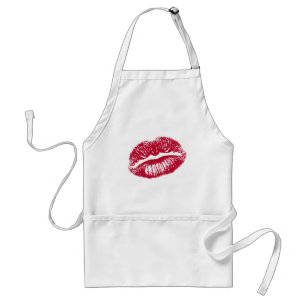 The Kiss, Red Lips Standard Apron