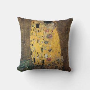 The Kiss, ,reproduction,Gustav Klimt painting,art, Cushion