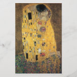 The Kiss, ,reproduction,Gustav Klimt painting,art Stationery<br><div class="desc">The Kiss,  , reproduction, Gustav Klimt painting, art, art nouveau,  vintage.chic, elegant, gold</div>