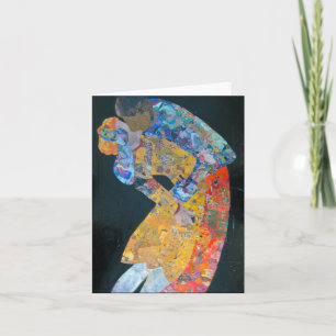 The Kiss-Using Klimt's Artwork Greeting card
