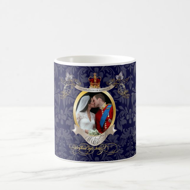the kiss, will+kate wedding, DIY Colour!! Coffee Mug (Center)