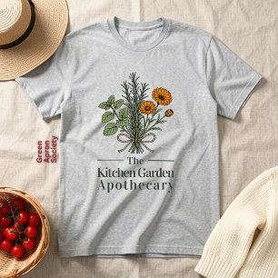 The Kitchen Garden Apothecary Botanical Herbs Tri-Blend Shirt