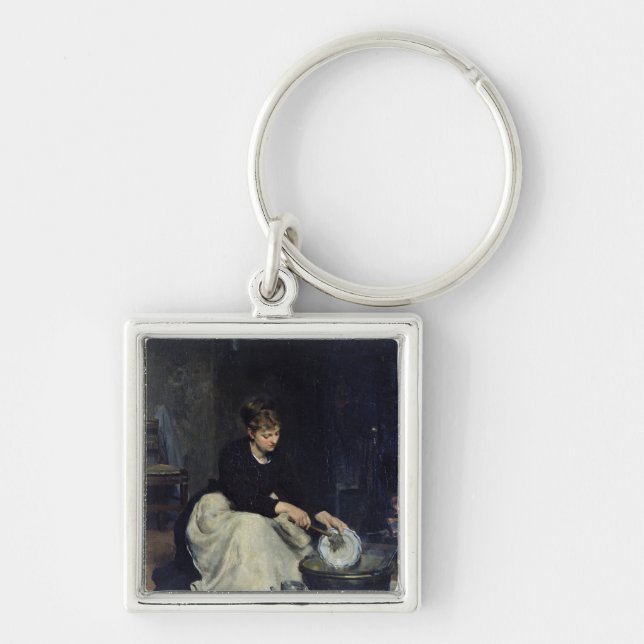 The Kitchen Maid Washing-Up Key Ring (Front)