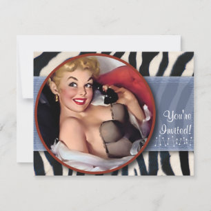 The Kitsch Bitsch : ANY PARTY Invitations / Zebra