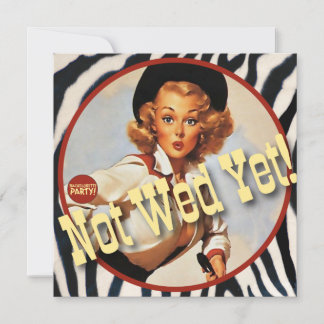The Kitsch Bitsch : Cowgirl Not Wed Yet! Invitation