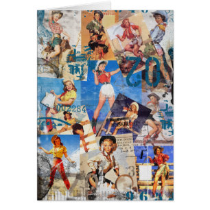 The Kitsch Bitsch : Destroyed Cowgirl Pin-Up No.1