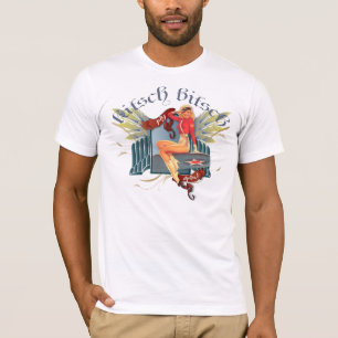 The Kitsch Bitsch : Fly Girl Tattoo Pin-Up T-Shirt