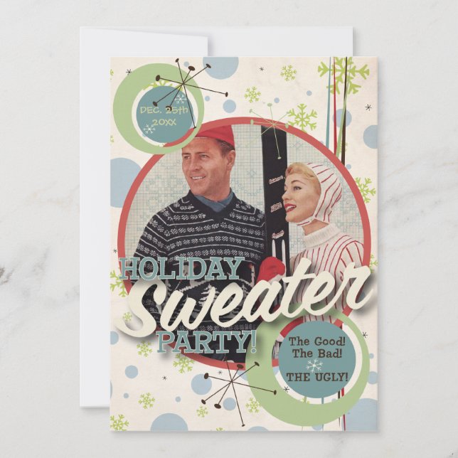 The Kitsch Bitsch : Holiday Sweater Party! Invitation (Front)