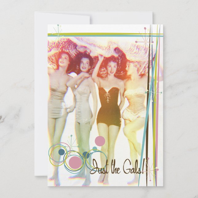 The Kitsch Bitsch : Just The Gals! Invitation (Front)