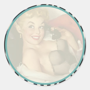 The Kitsch Bitsch : Not Wed Yet! Classic Round Sticker
