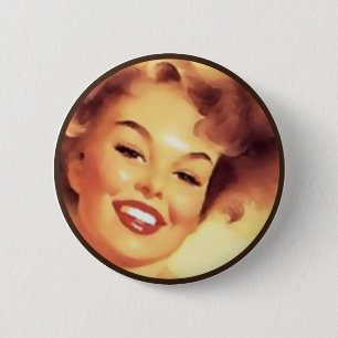The Kitsch BItsch : Pin-Up Portraits 6 Cm Round Badge