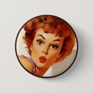 The Kitsch BItsch : Pin-Up Portraits 6 Cm Round Badge