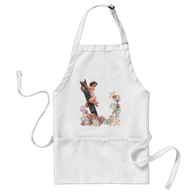 The Kitsch Bitsch : Up A Tiki Tree! Standard Apron (Front)