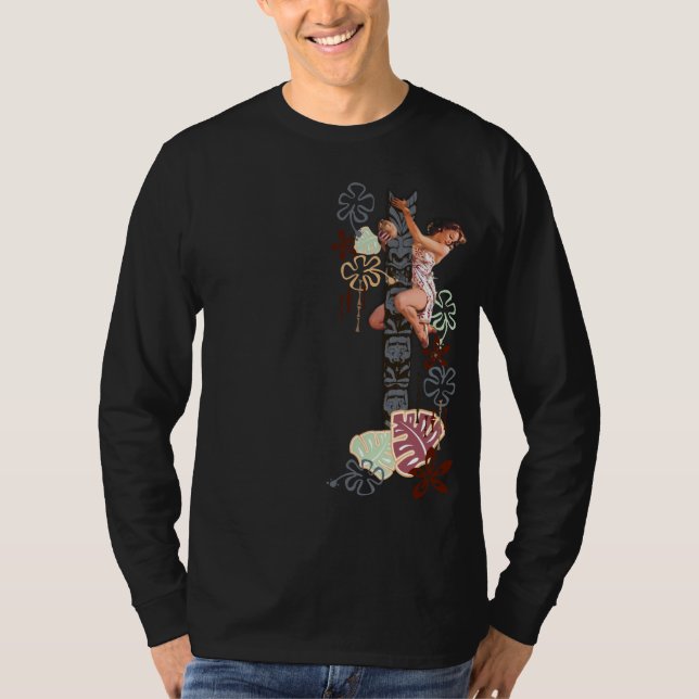 The Kitsch Bitsch : Up A Tiki Tree! T-Shirt (Front)