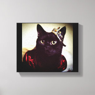 The Kitty Princess Canvas Print