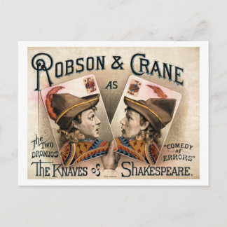 The Knaves of Shakespeare Postcard