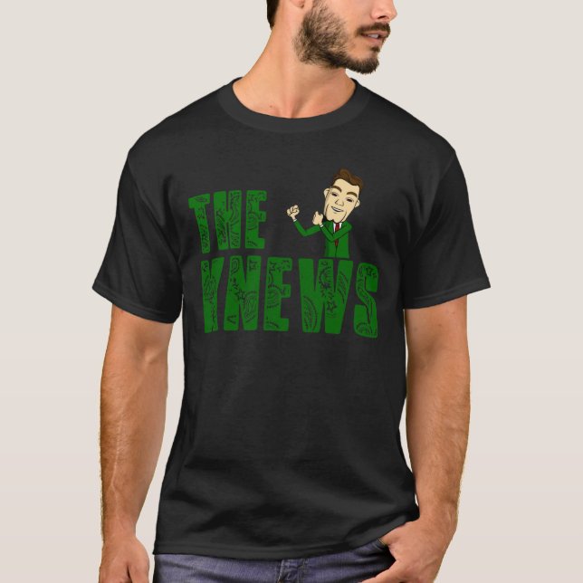 "The Knews" T-Shirt ~DonGrimm Edition~ BLK (Front)
